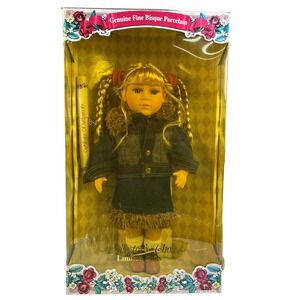 Collector's Choice Genuine Fine Bisque Porcelain Doll Limited‎ Edition 17" Tall